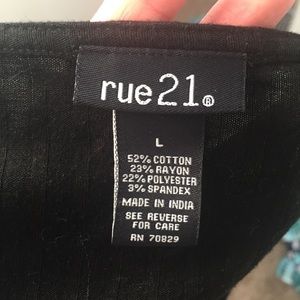 Rue21 Tops - Rue 21 Black Lace Up Top Rue21 Tops - Rue 21 Black Lace Up Top
